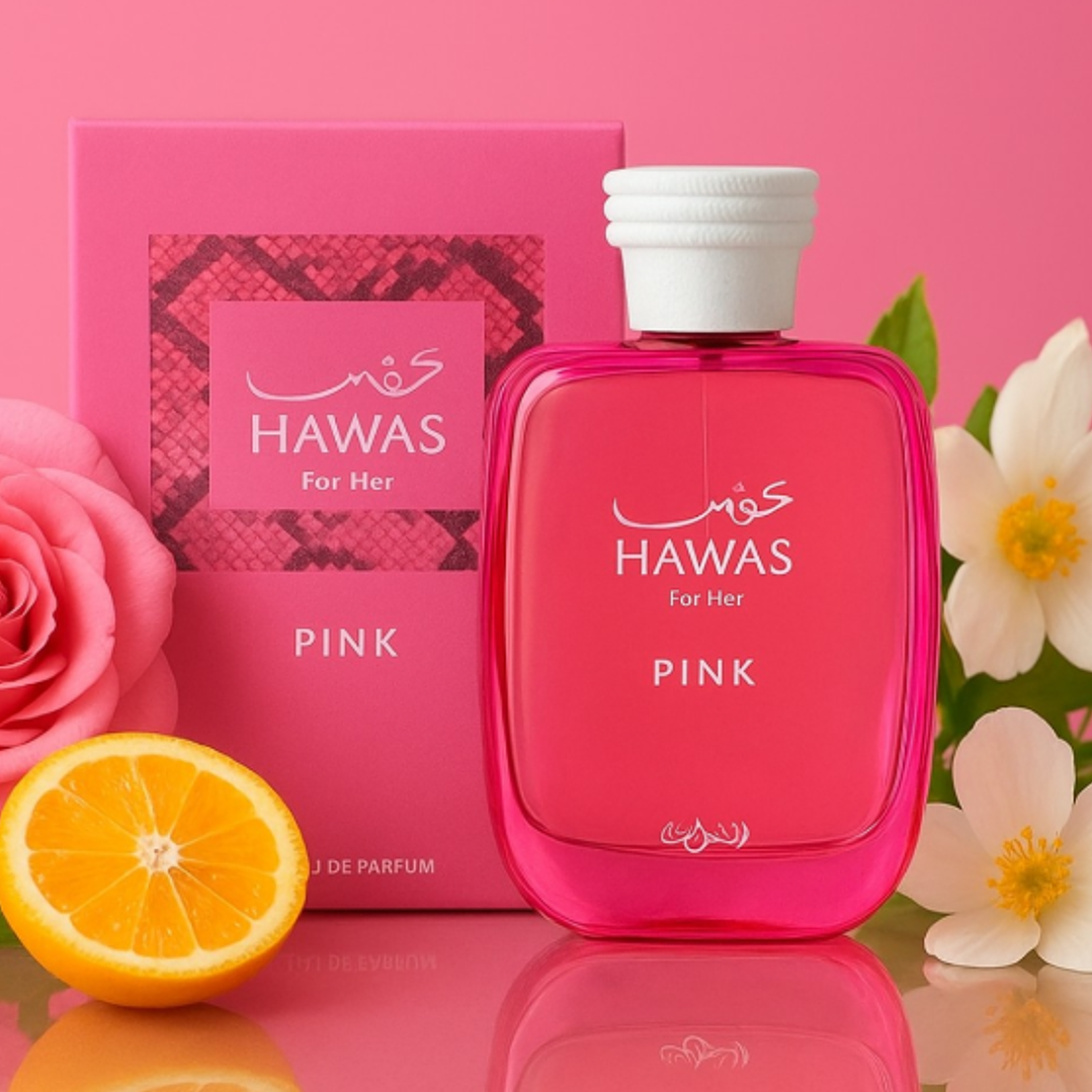 Perfume Hawas for Her Pink EDP 100 ml Rasasi MUJER 2