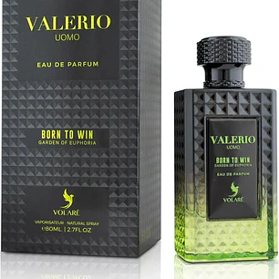 VALERIO UOMO BORN TO WIN EDP 100 ML hombre- INSPIRADO EN Valentino Uomo Born In Roma Green Stravaganza EDT