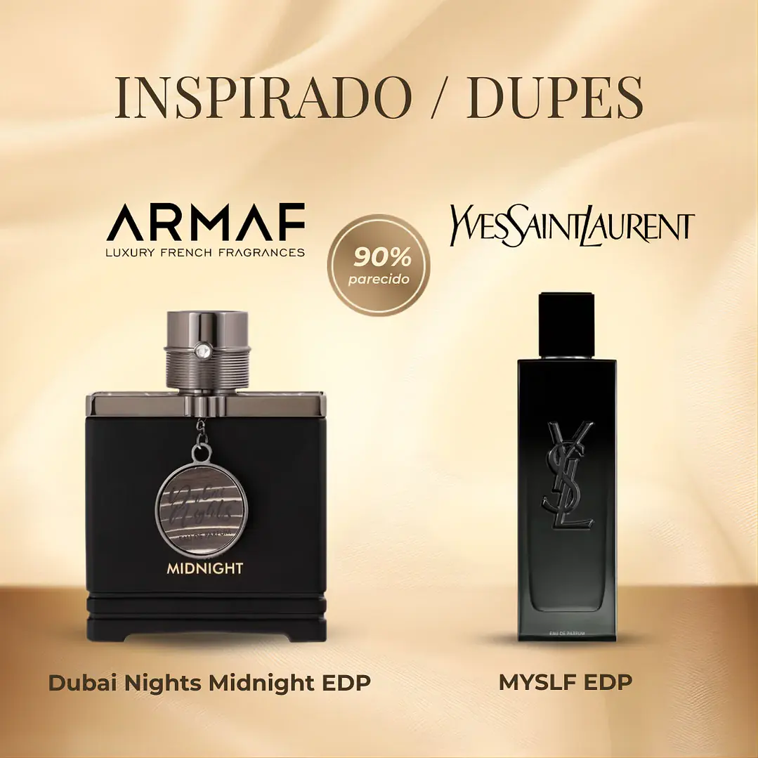Dubai Night midnight Armaf Edp 100Ml HOMBRE- Inspirado en MYSLF Eau de Parfum Yves Saint Laurent 2