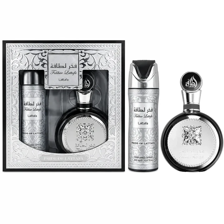 ESTUCHE  Fakhar EDP 100 ml + Perfume Spray 200 ml HOMBRE  2
