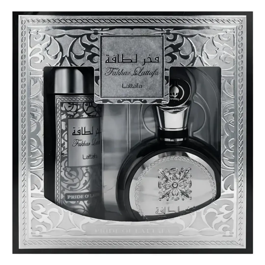 ESTUCHE  Fakhar EDP 100 ml + Perfume Spray 200 ml HOMBRE  1