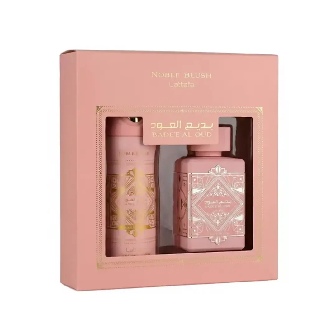 ESTUCHE  Badee Al Oud Noble Blush EDP 100 ml + Perfume Spray 200 ml 1