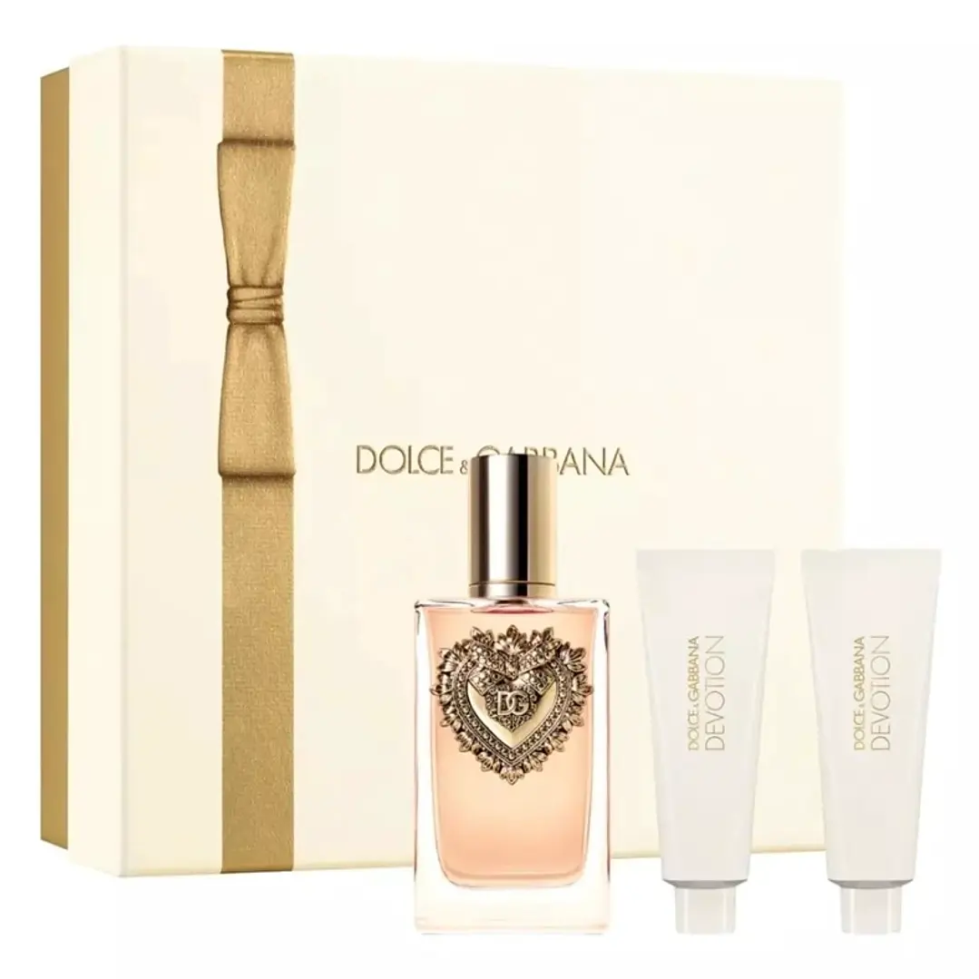 Set Perfume Devotion EDP 100 ml + SG 50 ml + Loción Corporal 50 ml Mujer de Dolce & Gabbana 1