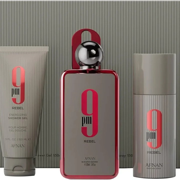  ESTUCHE Afnan 9PM Rebel Estuche EDP 100 ml + Gel 150 ml + Desodorante 150 ml 1