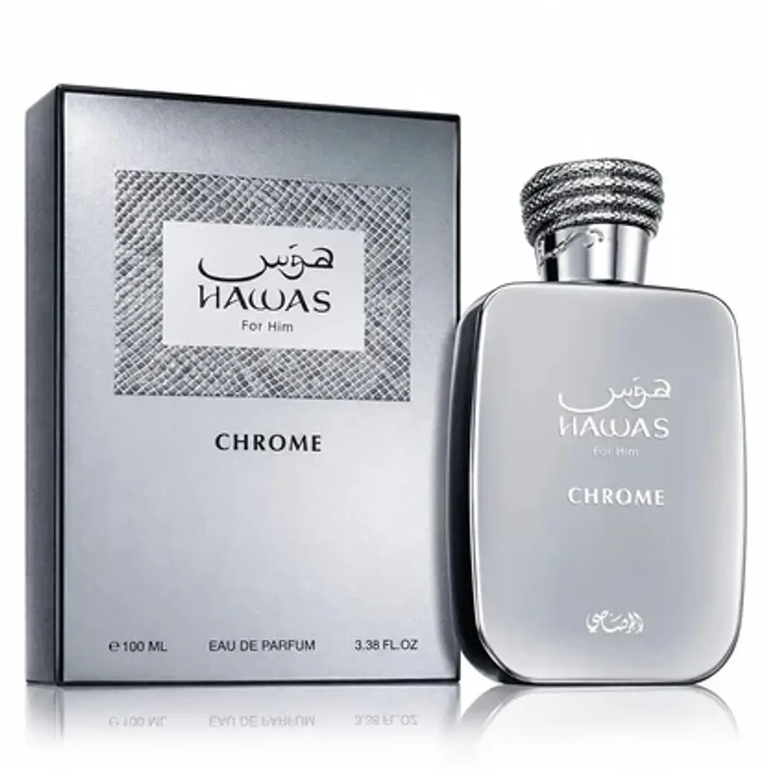HAWAS CHROME EDP 100 ML HOMBRE  1