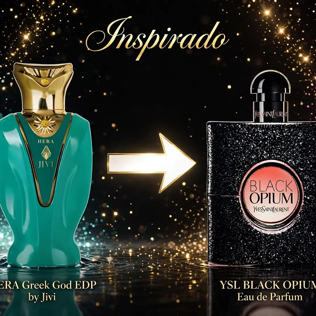 Jivi Parfums Hera Greek God EDP 100 ml Mujer - Inspirado de YSL Black Opium 1