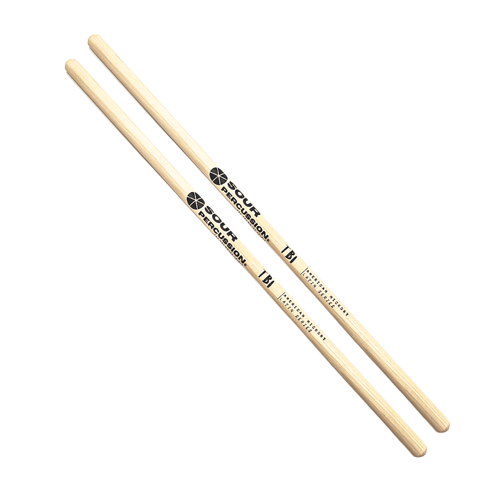 BAQUETAS SOUR PERCUSSION TBL PARA TIMBALETA AMERICAN HICKORY