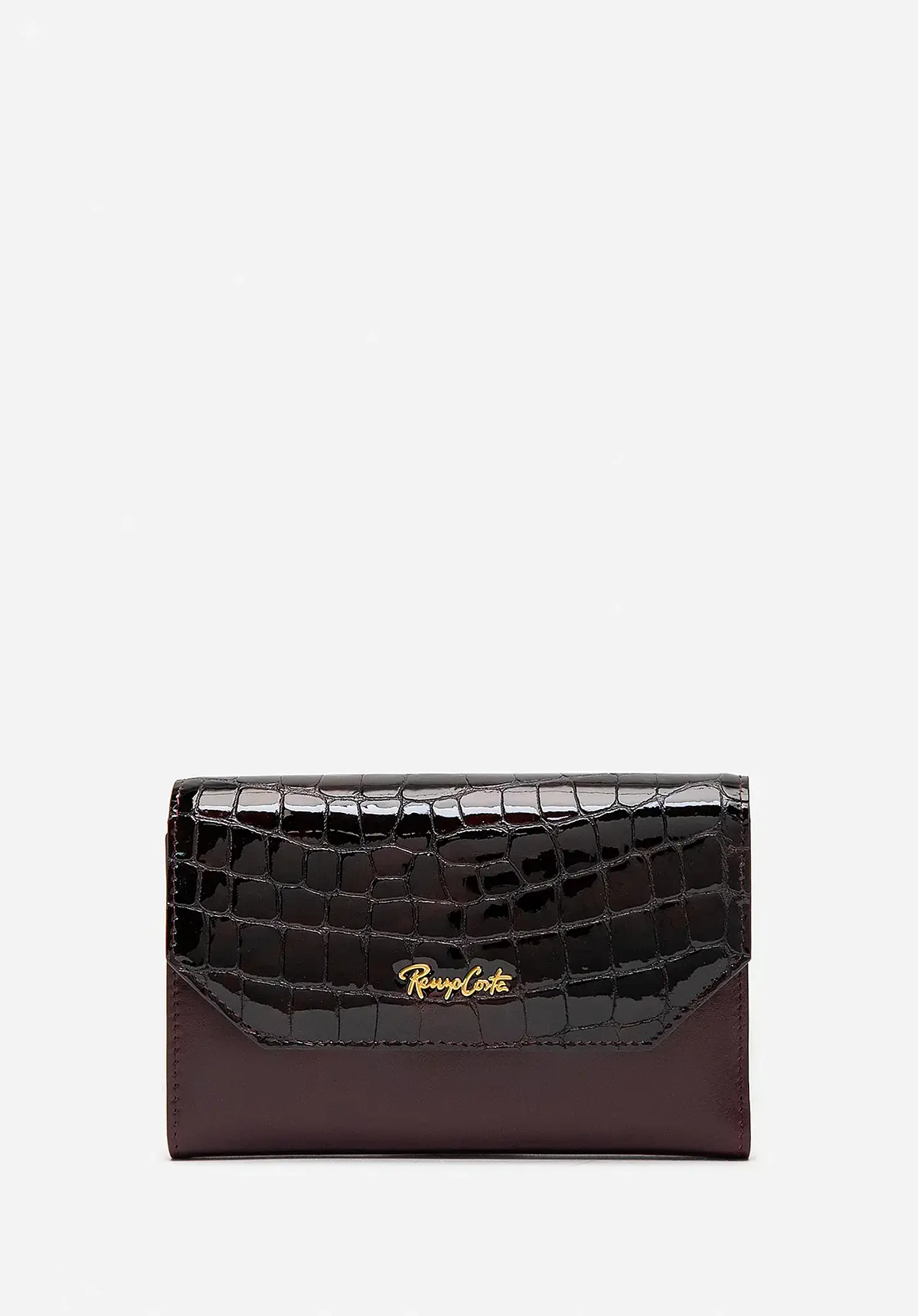 BILLETERA CUERO CROCO GLOW MIDI 1