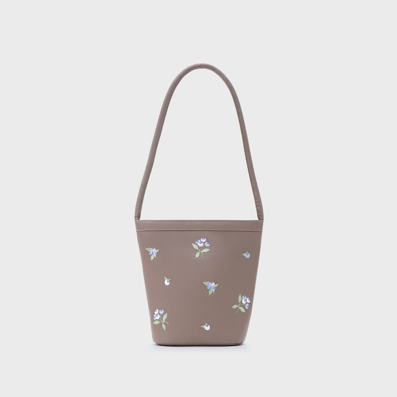 BLUEBERRY BUCKET BAG CAFÉ 1