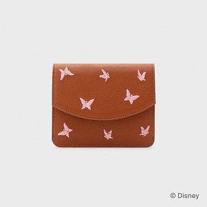 MONEDERO WILDWOOD HEART BUTTERFLIES MARRÓN