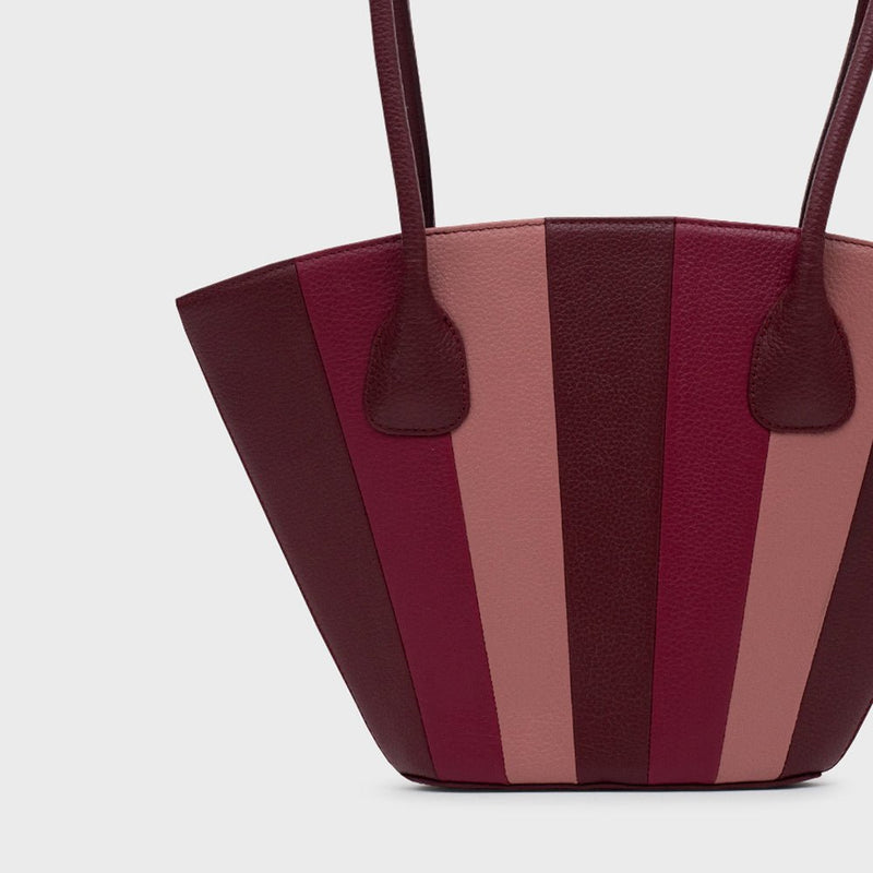 NABILA TRAPEZE BAG BORGOÑA 4