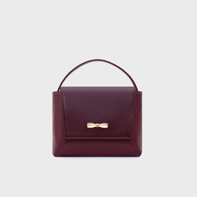 NADIRA FLAP HAND BAG BORGOÑA 1