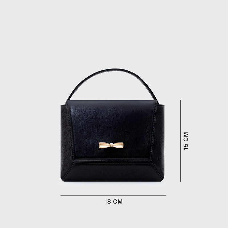 NADIRA FLAP HAND BAG NEGRO 3
