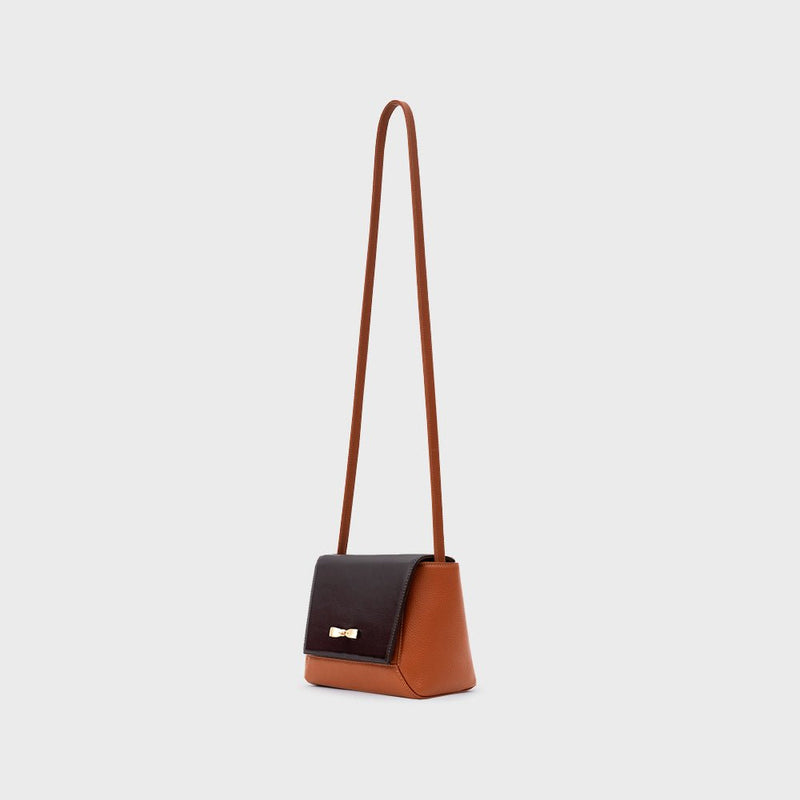 NADIRA FLAP HAND BAG COBRE 6