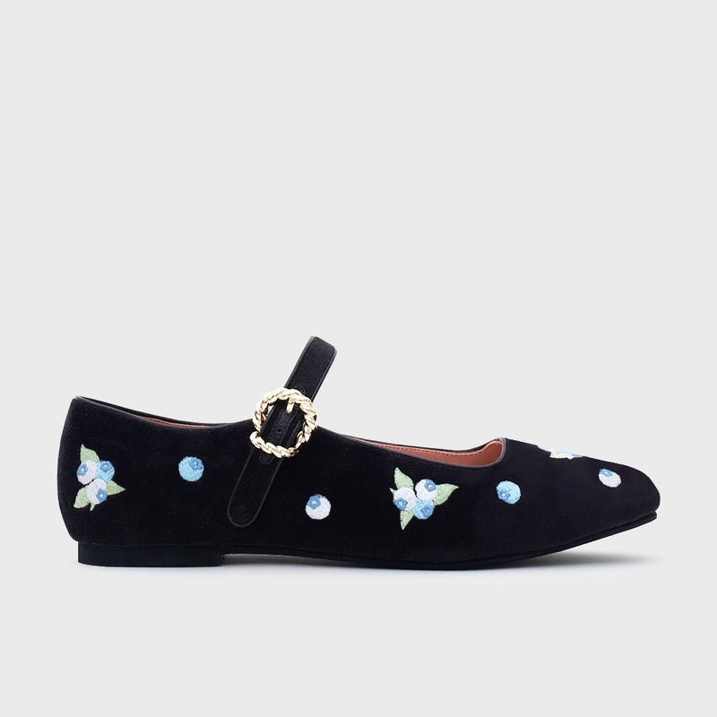 NINETTE BLUEBERRY FLAT NEGRO 1