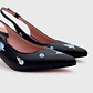NINETTE BLUEBERRY MIDI SLINGBACK NEGRO - Miniatura 6