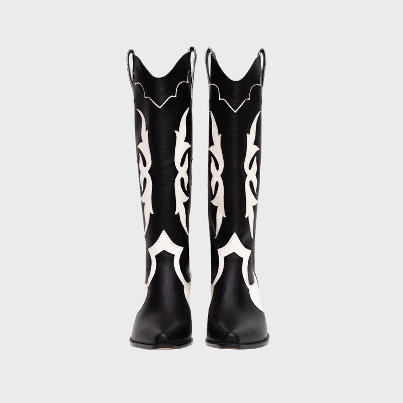 BOTA LUCKY HEARTS HUESO NEGRO 4