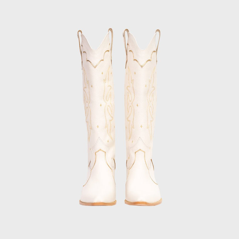 BOTA LUCKY SPARKLES HUESO 4