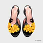 FLOWER PUMP NEGRO AMARILLO - Miniatura 2
