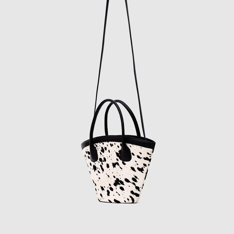 SASKIA TRAPEZE BAG HUESO NEGRO 5