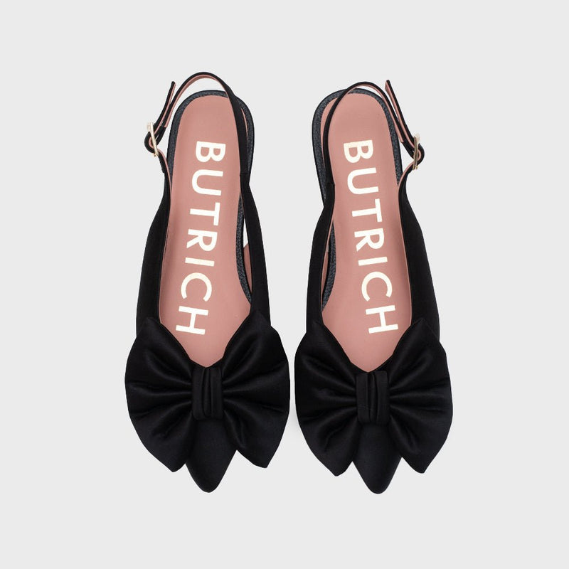 FEDERICA FLAT SLINGBACK NEGRO 4