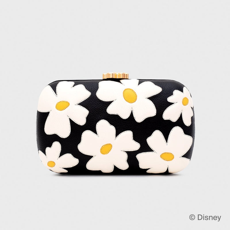 CLUTCH WILDWOOD HEART FLOWERS NEGRO HUESO 1