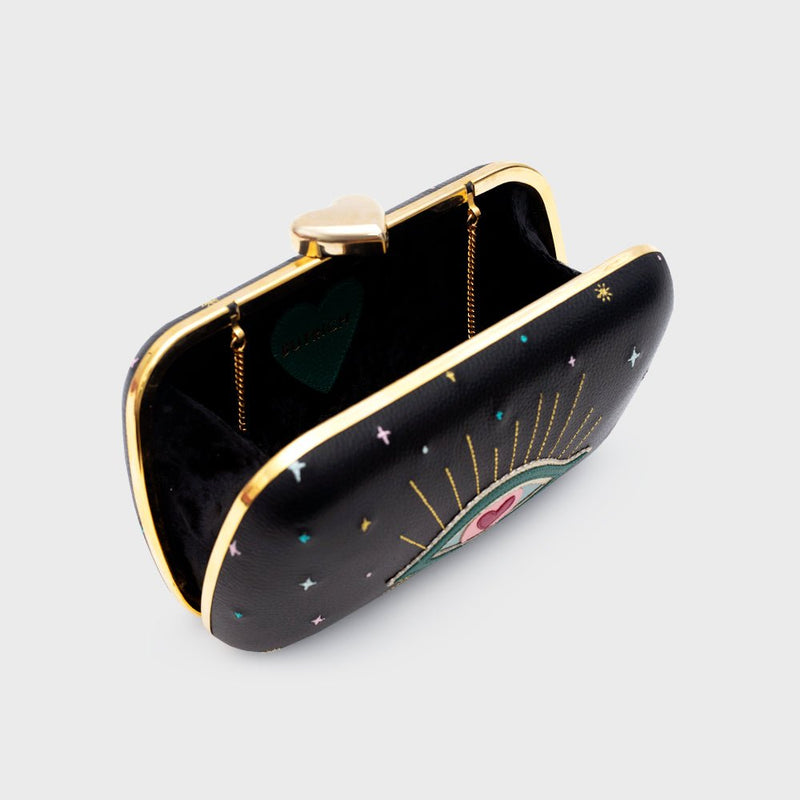CLUTCH PILLBOX SHAZAM NEGRO 6