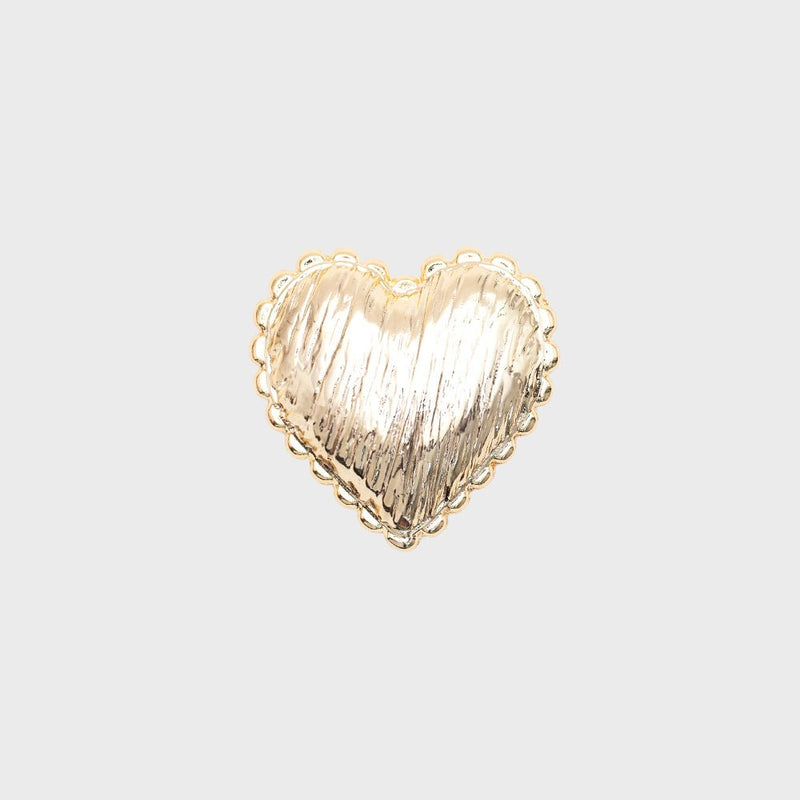HEBILLA | MINI CORAZON CATHERINE DORADO 1