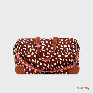 TRAVEL BAG BAMBI PRINT MARRÓN