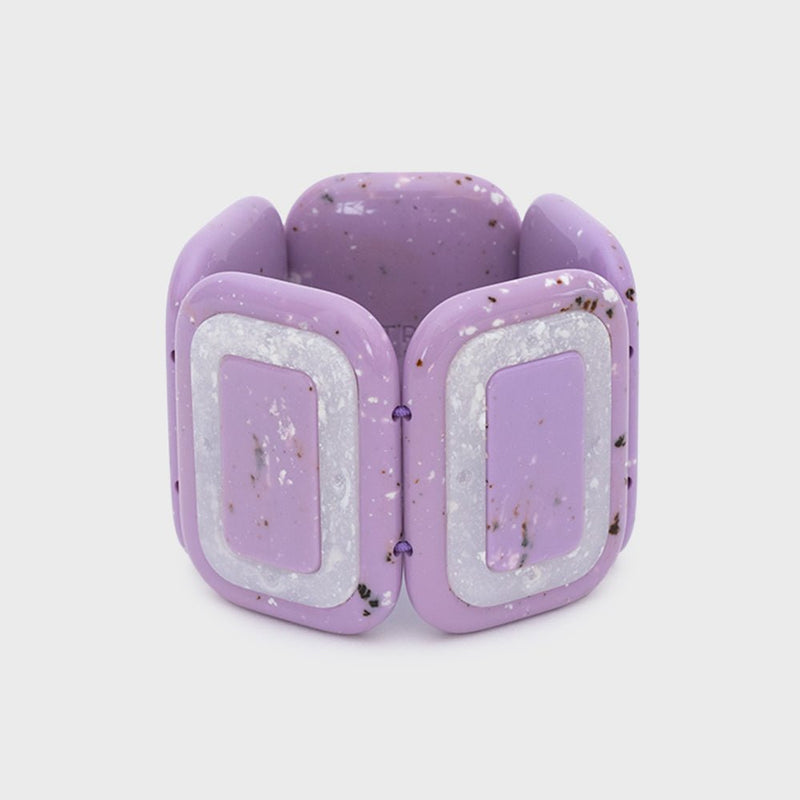 BRAZALETE CORDELIA LILA BLANCO 1