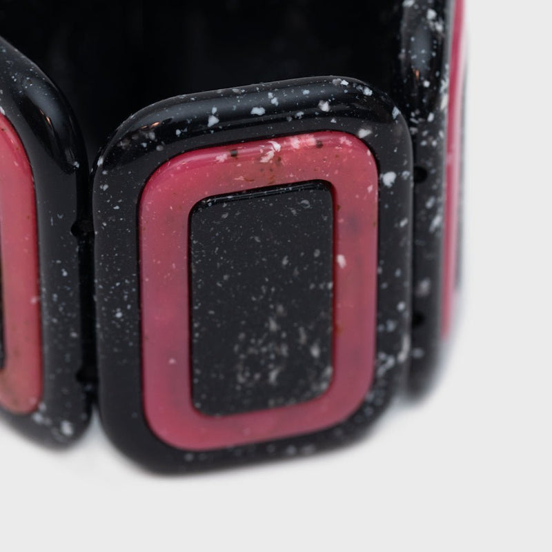 BRAZALETE CORDELIA NEGRO ROSA 2