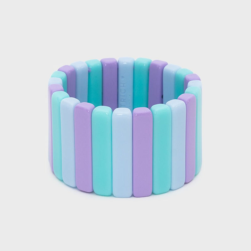 BRAZALETE ROMA LILA VERDE AGUA 1
