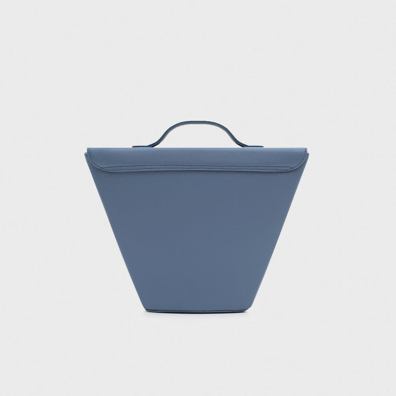 LUCILLE FLAP TRAPEZE BAG AZUL 5