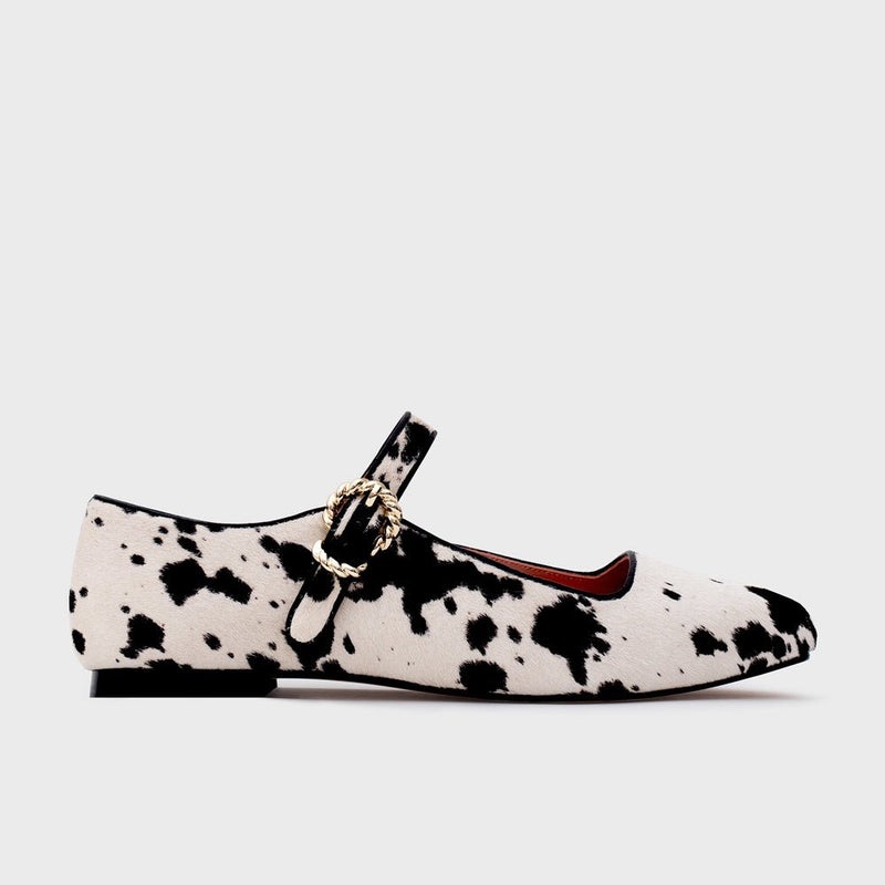 MALIKA FLAT HUESO NEGRO 1