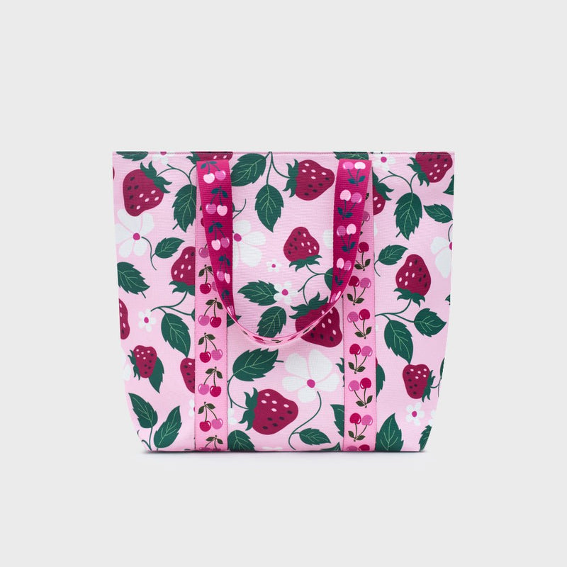 MEDIUM BAG STRAWBERRY ROSA 1