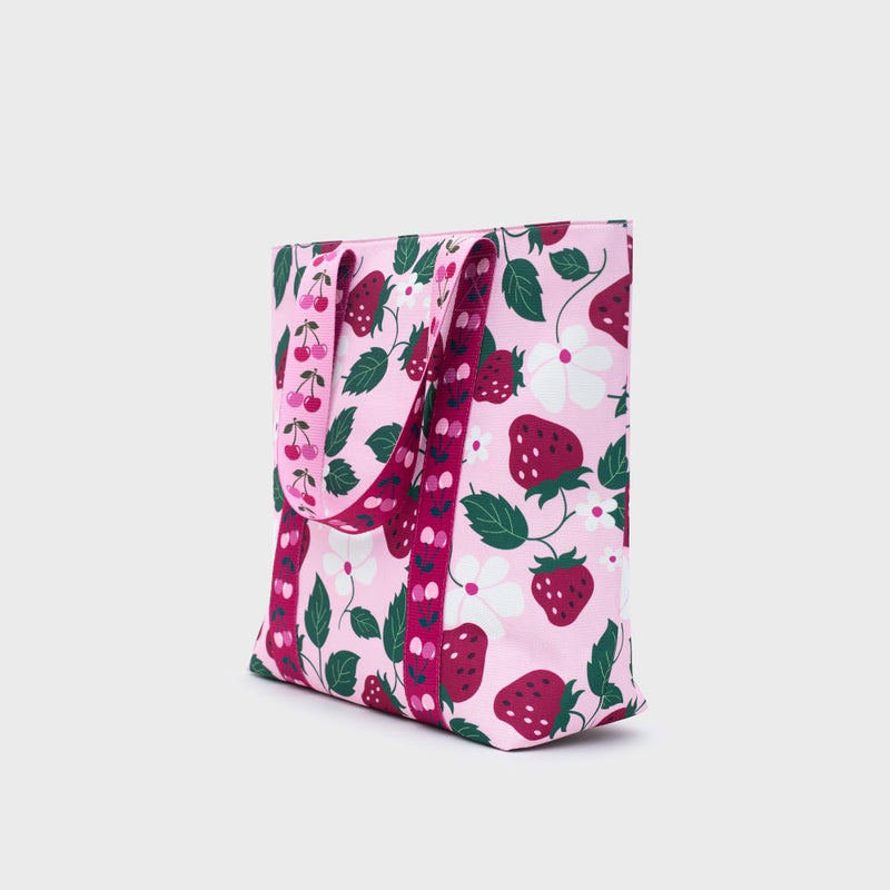MEDIUM BAG STRAWBERRY ROSA 3