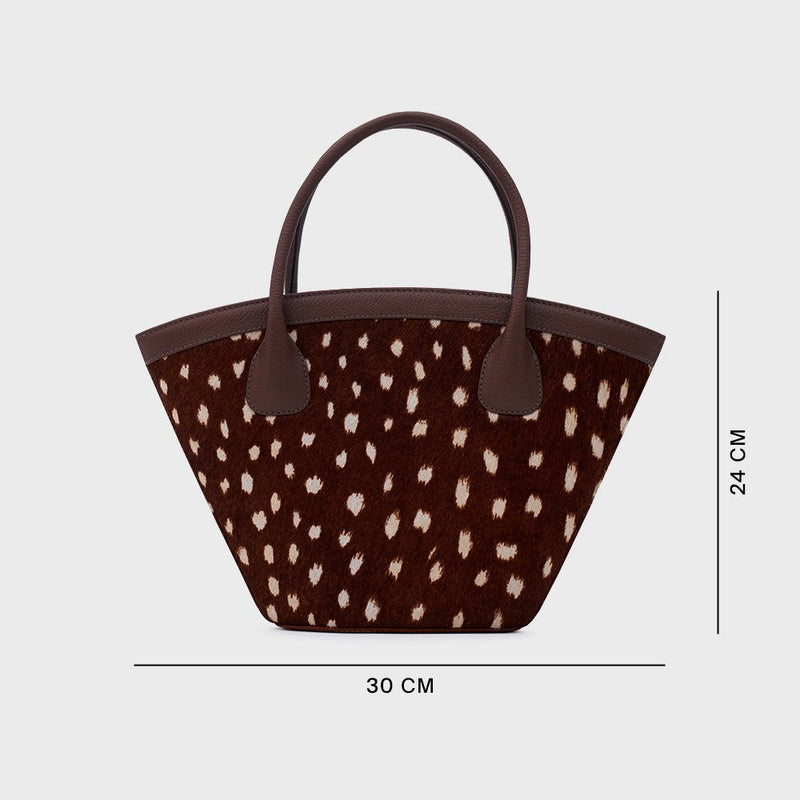SASKIA TRAPEZE BAG MARRÓN 4