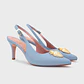 STRAWBERRY PUMP SLINGBACK CELESTE - Miniatura 4