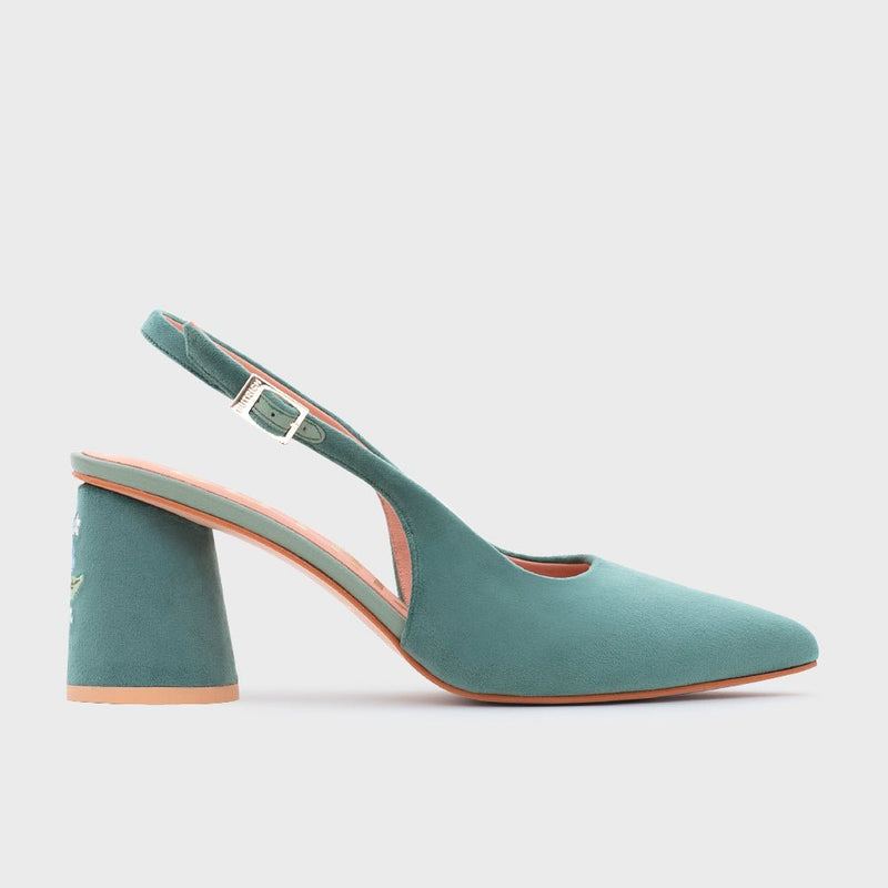 SUNDAE PUMP BLUEBERRY SLINGBACK VERDE 1