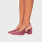 SUNDAE PUMP LEMON SLINGBACK ROSA OSCURO - Miniatura 3