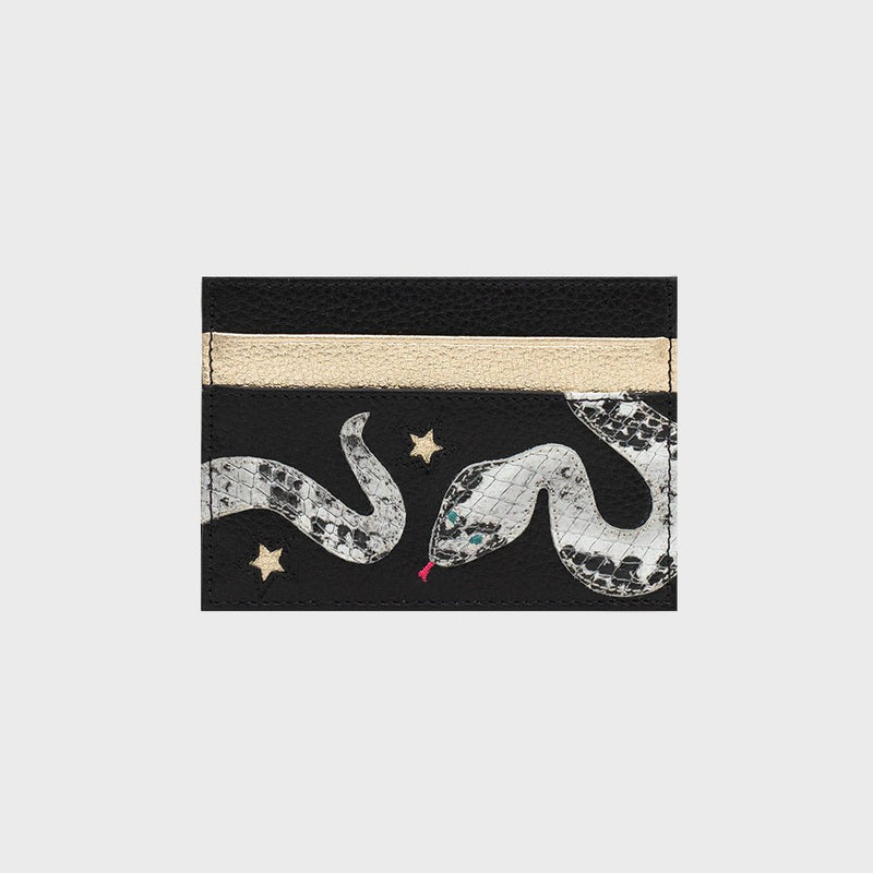 TARJETERO ANACONDA NEGRO PLATINO 1