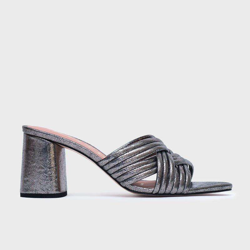 ALESSIA PUMP NEGRO PLATINO 1