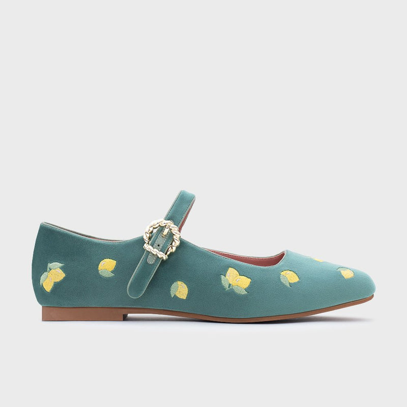 NINETTE LEMON FLAT VERDE 1