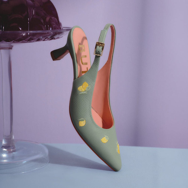 NINETTE LEMON MIDI SLINGBACK VERDE 2