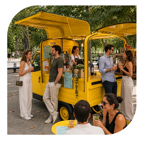 Bubble Truck - Reserva do Serviço Mobile Bar