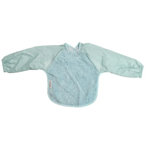 Babete com mangas Azul