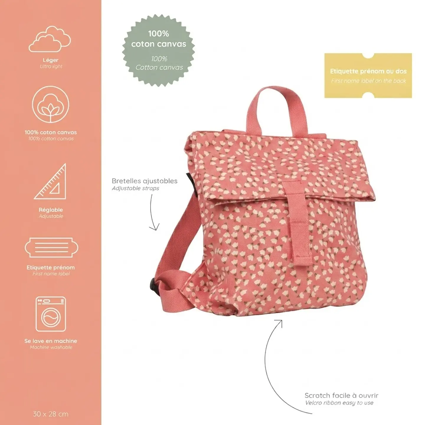 Mochila Flores 4