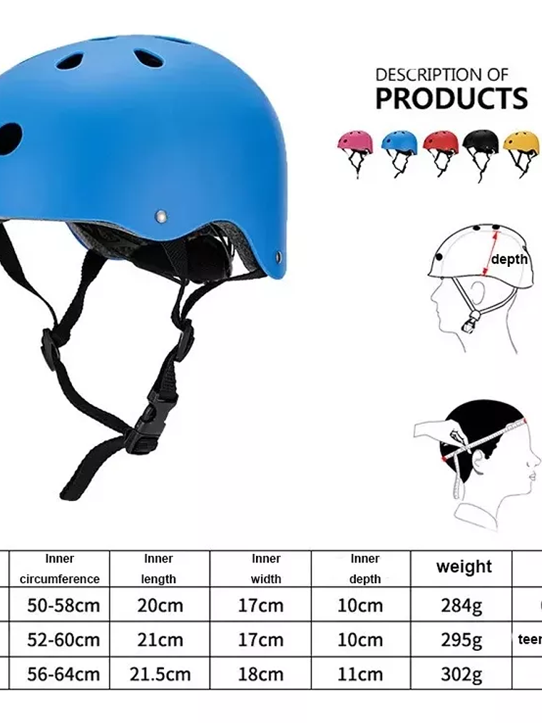 Casco Bicicleta Skate Roller Patin Regulable Niños  1