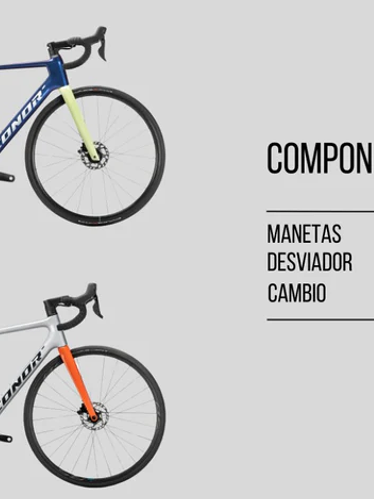 RUSH ALLOY 105 2X12S GREY SM/520mm 4