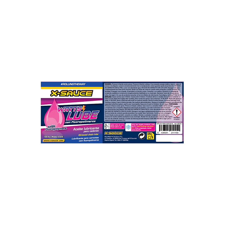 LUBRICANTE DE CADENA - WATTS LUBE 5